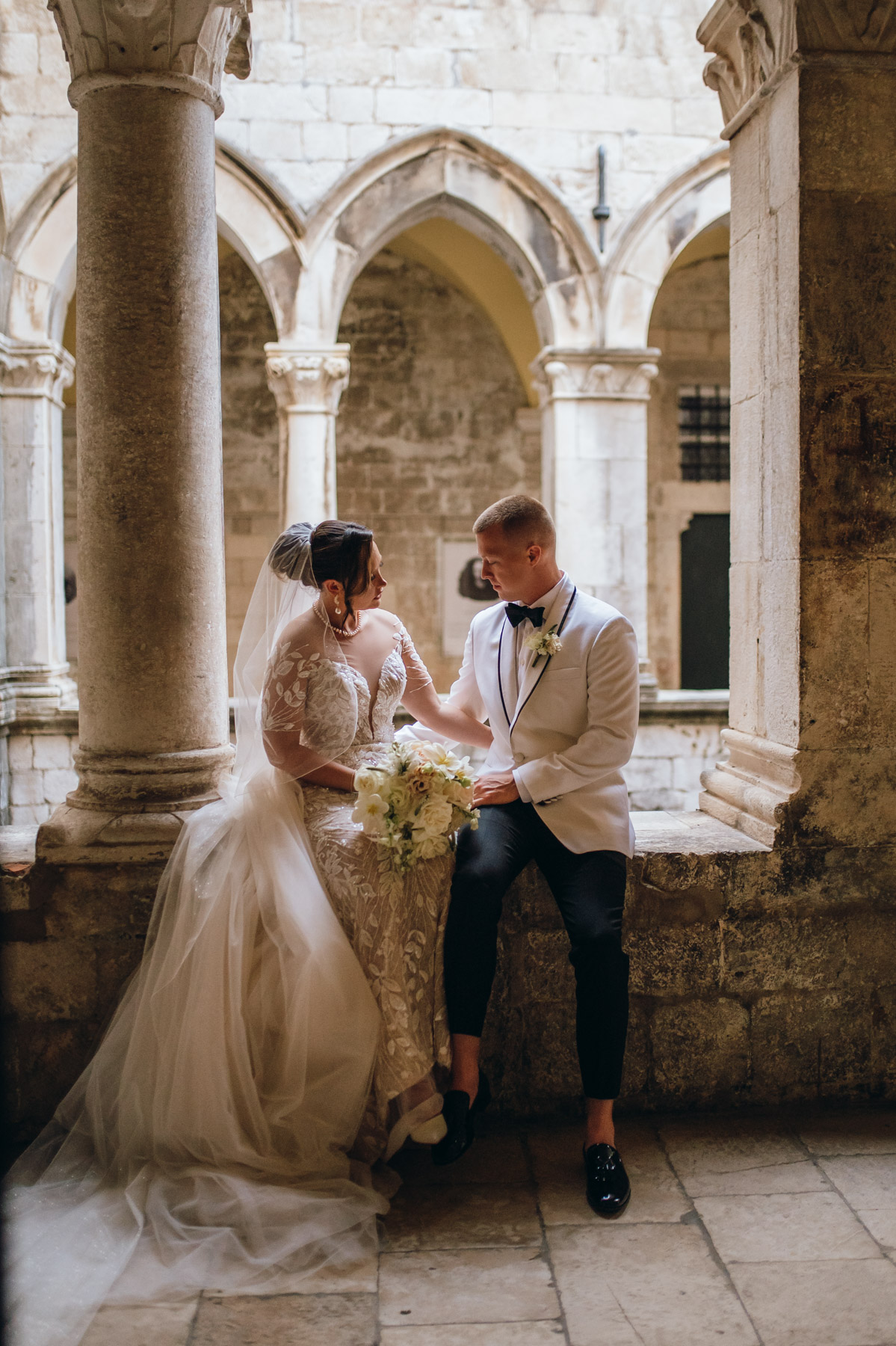 Dubrovnik wedding Sponza palace 61