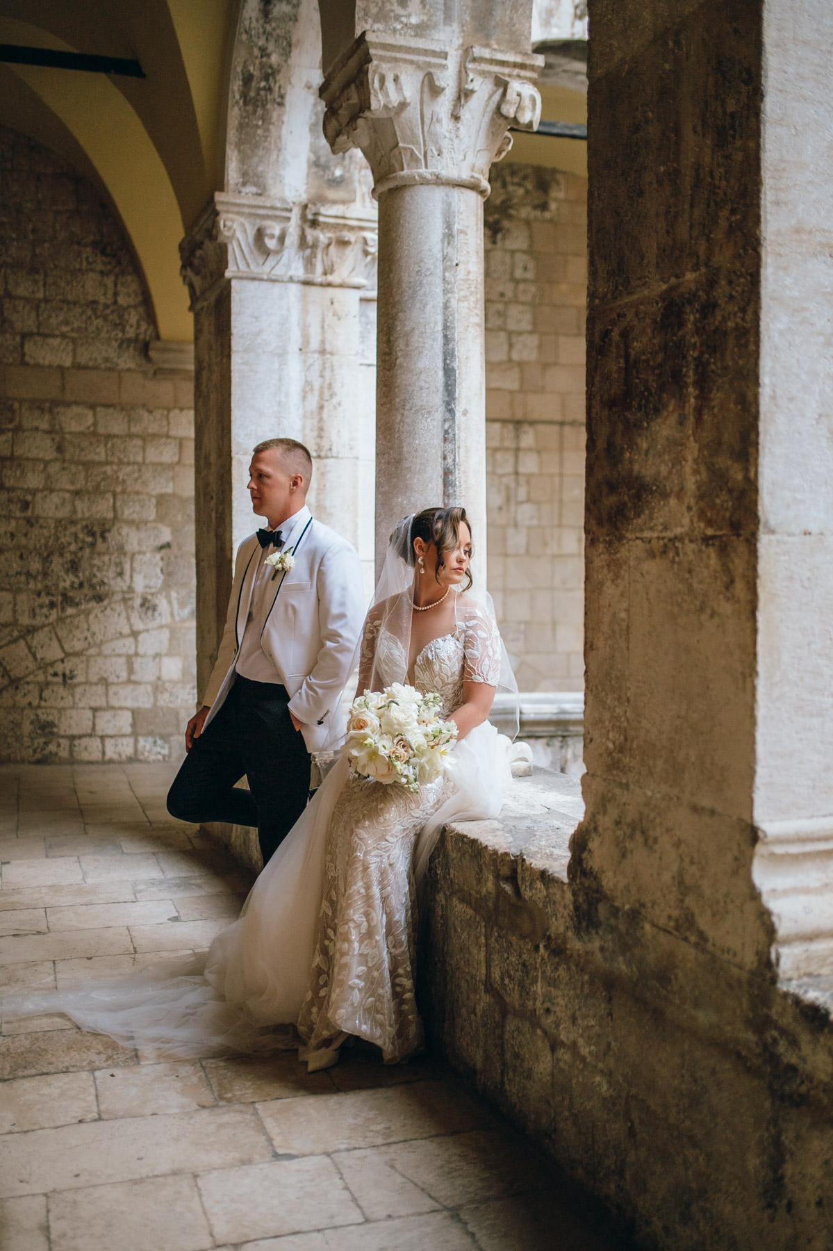 Dubrovnik wedding Sponza palace 66